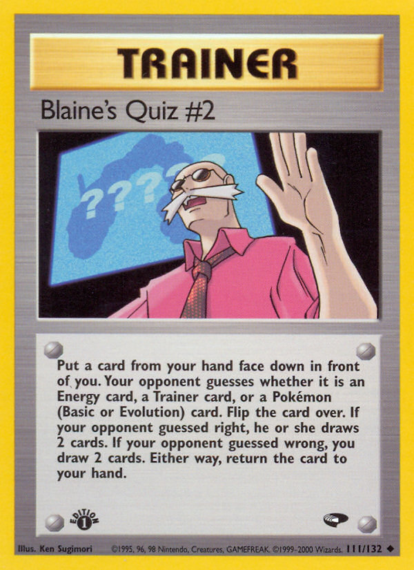 Blaine's Quiz #2